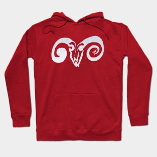 Zodiac - Aries (neg image) Hoodie